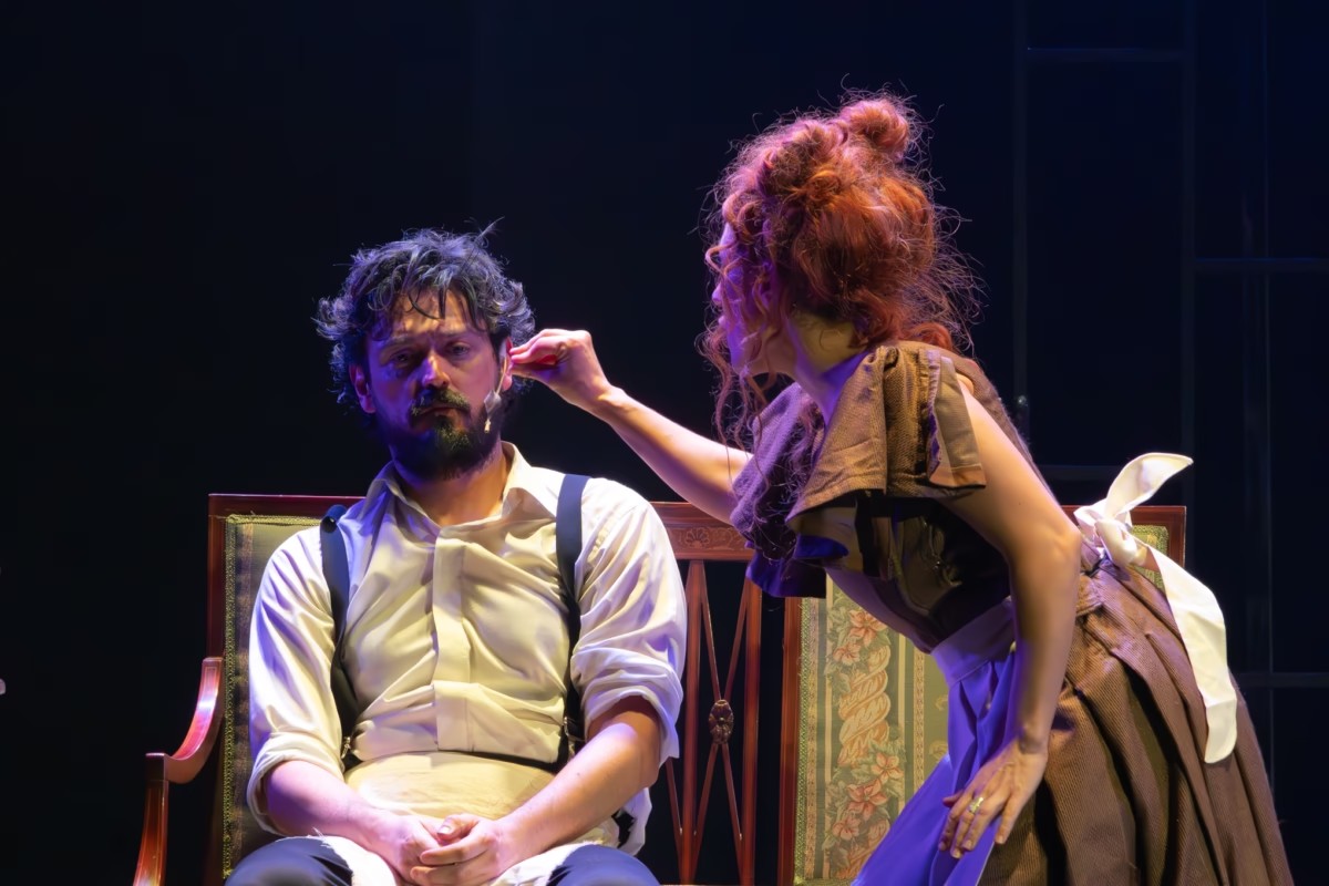 Sweeney Todd y Mrs. Lovett en la barbería